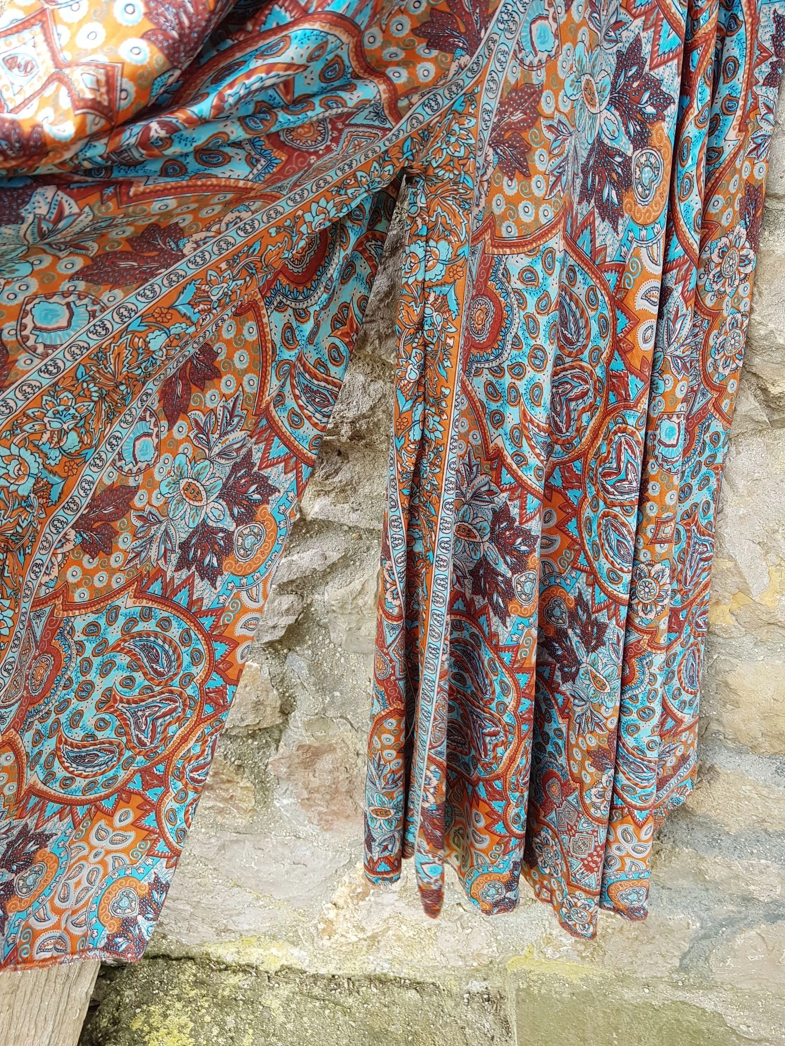 Paisley Cashmere Harem Wide Pants – photo 2
